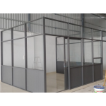 Vách ngăn nhôm kính 4