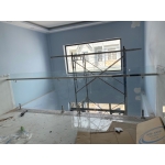 Lan can cầu thang kính 2