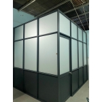 Vách ngăn nhôm kính 1